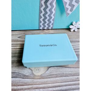 Tiffany & Co. Blue Trinket Box, 4 x 2"